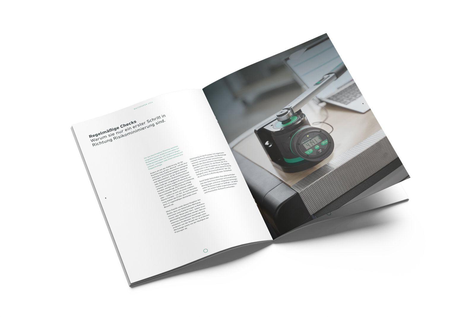 Mock-up of the STAHLWILLE measuring device testing whitepaper