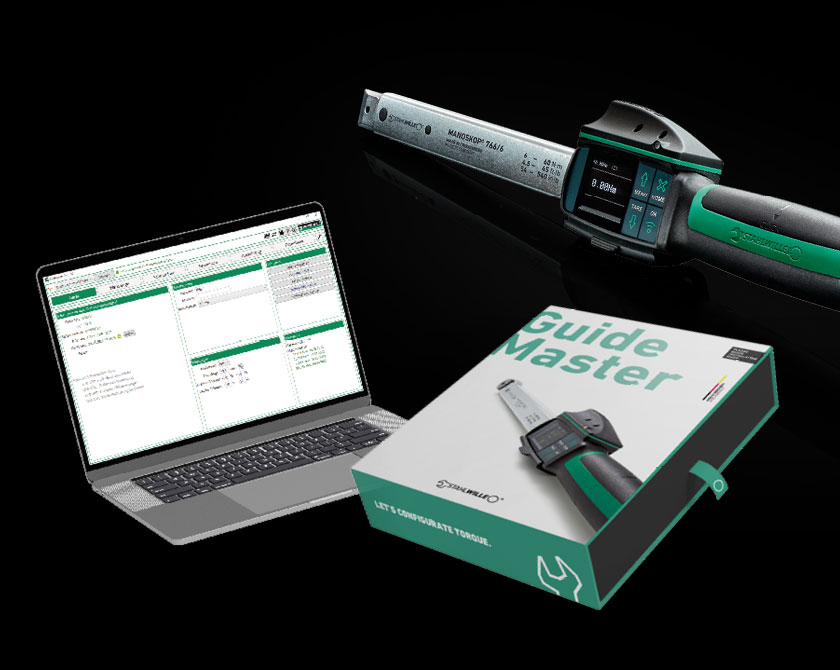 STAHLWILLE test kit with torque wrench and software